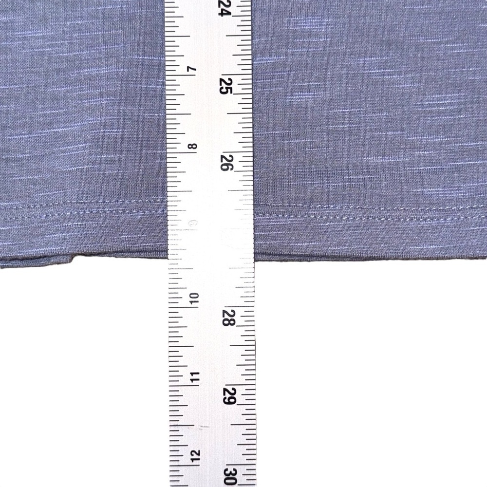 LANE BRYANT LIVI V-Neck Detail Tee - Heather Grey 10/12 - Picture 15 of 15